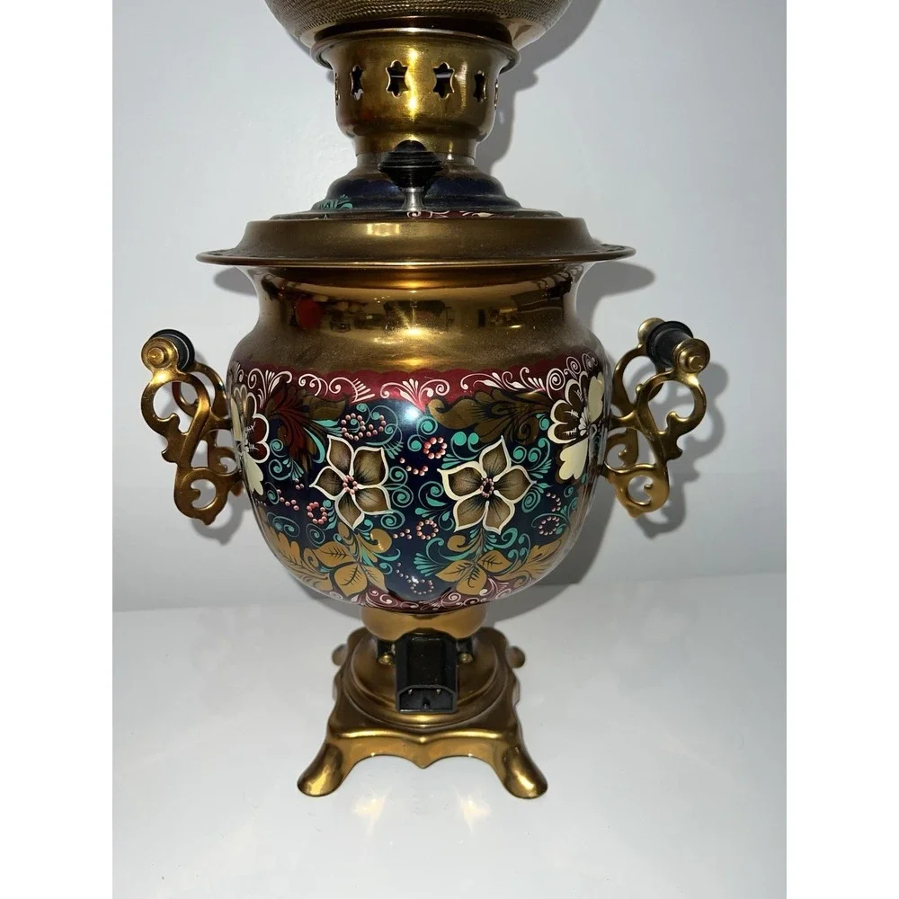 (17)Vtg 1990's Russian Electric Kettle/Tea Pot - Russian Samovar With Cord